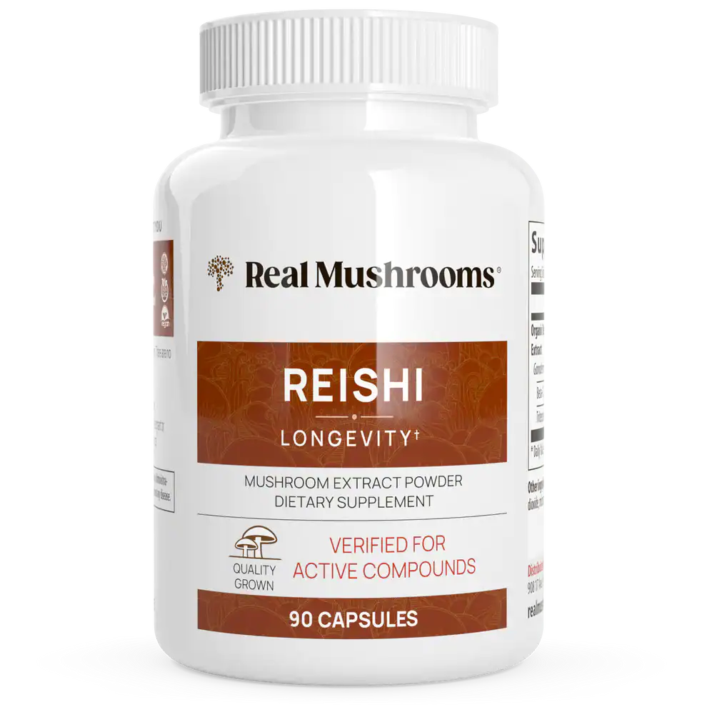 Real Mushrooms: Organic Reishi Mushroom Capsules