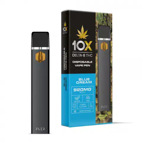 Delta 8 Vape Pen – 920mg – Blue Dream – Hybrid – 1ml – 10X